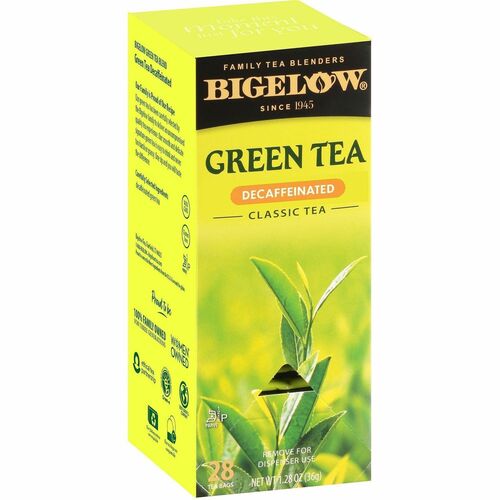 Bigelow  Tea,Green,Classic,Decaffeinated,28/BX,Medium Green