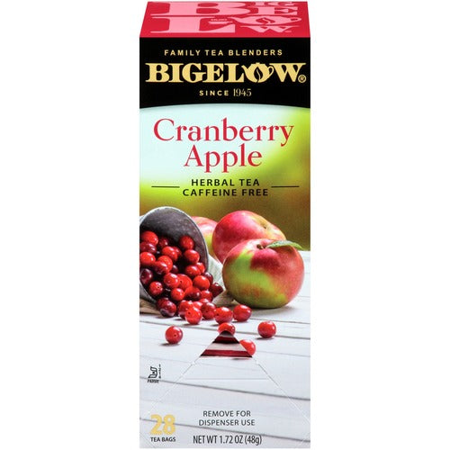 Bigelow  Cranberry Apple Herbal Tea, 28/BX, Cranberry