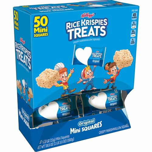 Keebler Co.  Rice Krispies Treats Orig Mini Squares, 50/BX, Blue