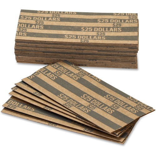 PAP-R Products  Flat Coin Wrappers, Dollars, 1000/BX, Dark Gray