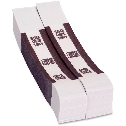 PAP-R Products  Currency Strap, 50 Dollars, 1000/PK, Violet