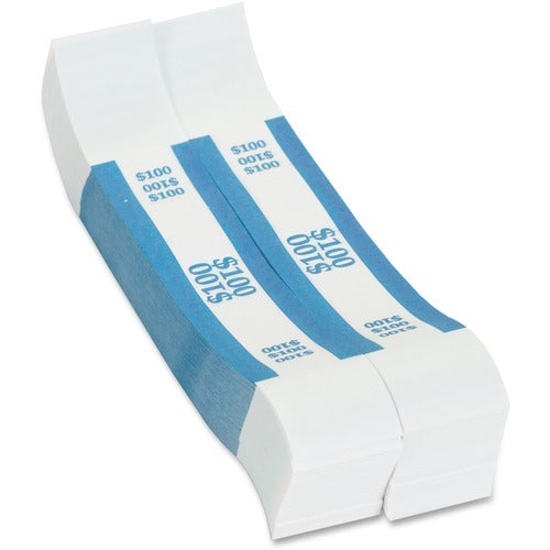 PAP-R Products  Currency Strap, 100 Dollars, 1000/PK, Blue