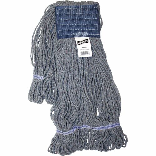 Genuine Joe  Earth Mop Mophead Refill, Large, Blue-GJO20124