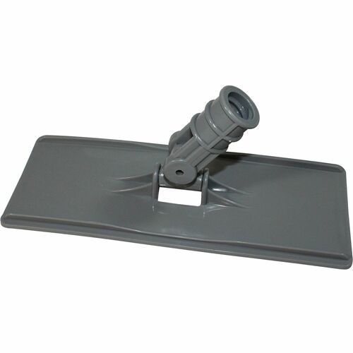 Genuine Joe  Cleaning Pad Holder, w/2 Pads, 4-1/2"X10", Gray-GJO27000