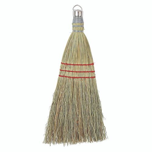 Genuine Joe  Whisk Broom, Metal Cap, Hang-Up Ring, Natural-GJO80161