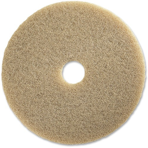 Genuine Joe  Ultra High-Speed Floor Pads, Open Web, 20", 5/CT, Champagne-GJO91320