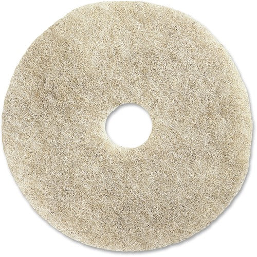 Genuine Joe  Floor Pads, Ultra High-Speed, 20", 5/CT, Natural-GJO92220