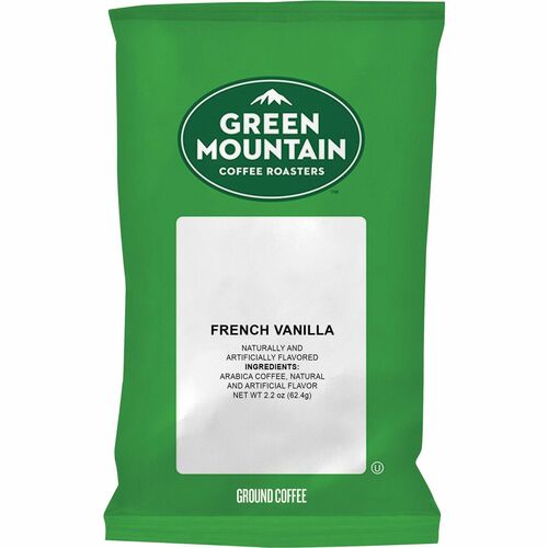 Green Mountain  French Vanilla Coffee, Fraction Packs, 2.2oz., 50/CT, GN-GMT4732