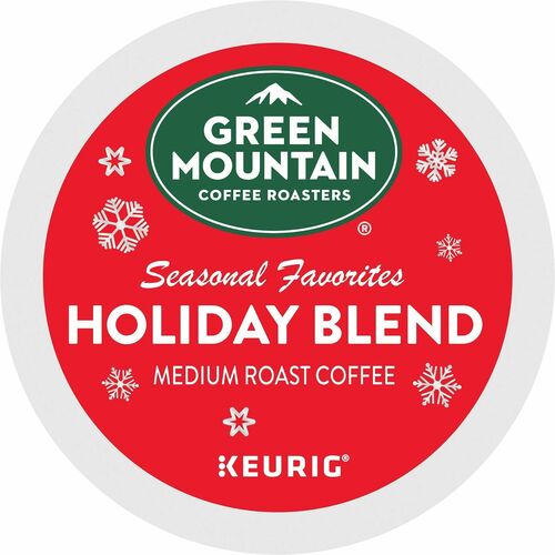 Green Mountain  Coffee,Holiday Blend,Medium Roast,K-Cup,24/BX,Brown-GMT6204