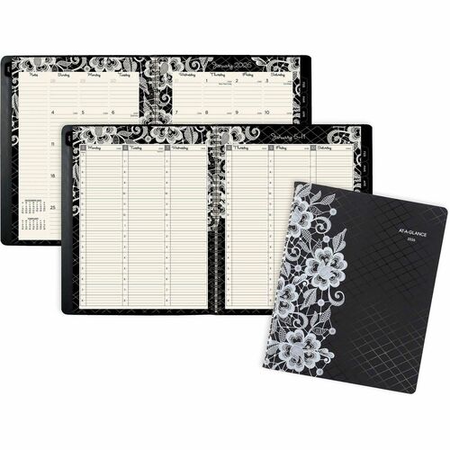 AT-A-GLANCE  Prof Wkly/Mthly Calendar, 2PPW, 12Mth Jan-Dec, Multi