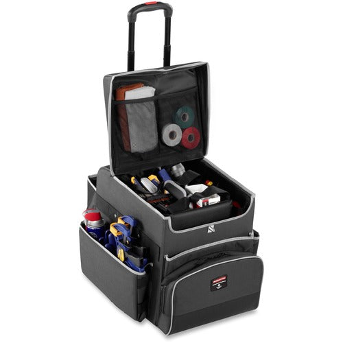 Rubbermaid Commercial Products  Executive Quick Cart, Small, 16-1/2"x14-3/10"x25", DGY