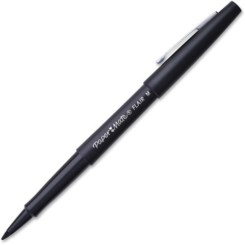 Paper Mate  Flair Med. Point Guard Porous Markers, O/S, 36/PK, BK