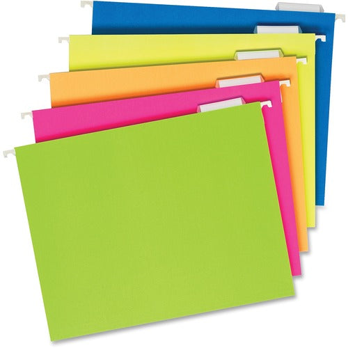 Pendaflex  Hanging Folder, 1/5 Tab, LTR, 25/BX, Glow AST