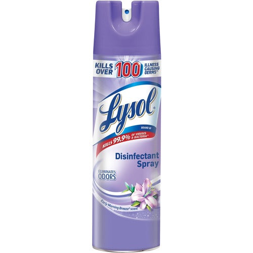 Reckitt Benckiser  Disinfectant Spray,Early Morning Breeze,19oz,Clear