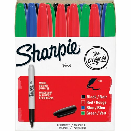 Newell Brands  Permanent Markers, Sharpie, Fine Point, 36/PK, Assorted