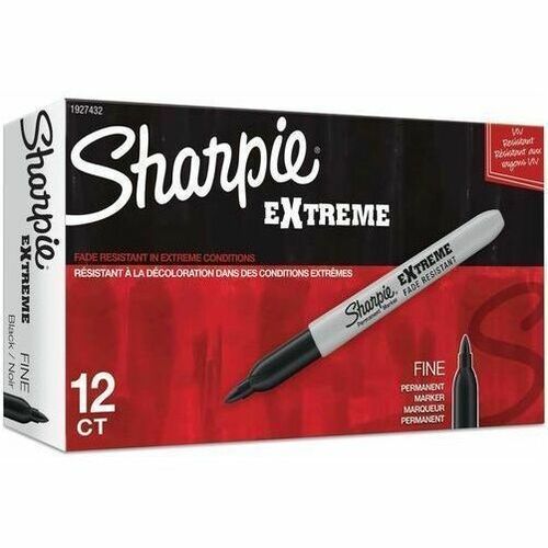 Newell Brands  Permanent Markers, Extreme, 1.1mm, Black