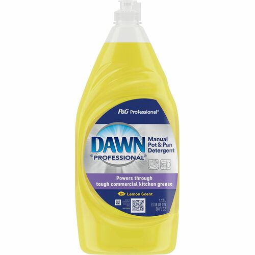 Procter & Gamble Commercial  Detergent, f/Pot/Pan, Dish Liquid, Lemon, 38oz, YW