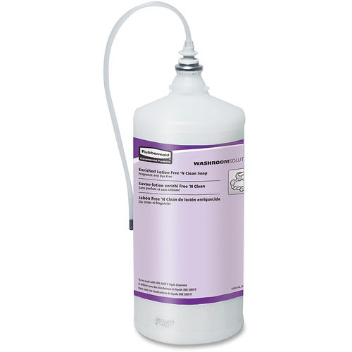 Rubbermaid Commercial Products  Lotion Hand Soap, Free n Clear, 54 oz, 4/CT