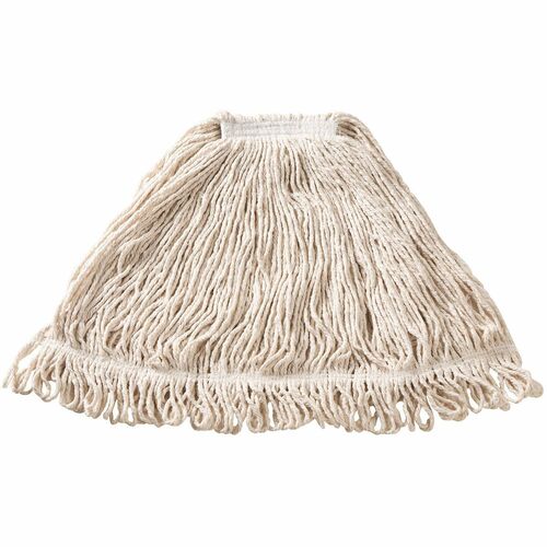 Rubbermaid Commercial Products  Super Stitch Blend Mop, 1" Headband, Large, White