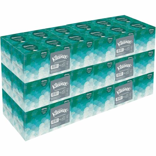 Kimberly-Clark Professional  Kleenex Facial Tissue, Cube Box, 90 Tissues, 36/CT, Bundle