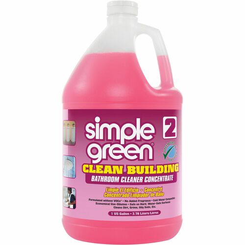 Simple Green  Bathroom Cleaner Concentrate, 1 Gallon, 2/CT, Pink
