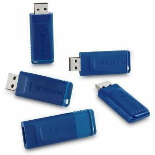 Verbatim  Classic USB Drive, 8GB, 5/PK, Blue
