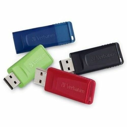 Verbatim  Store-N-Go USB Drives, 16GB, 4/PK, Ast