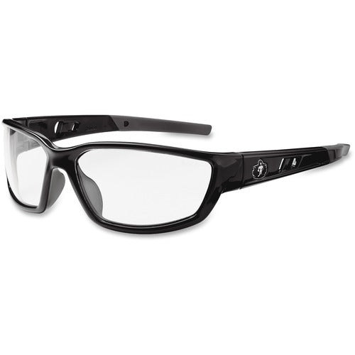 Ergodyne  Safety Glasses,UV Protection,CL Lens/BK Frame-EGO53000