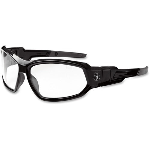 Ergodyne  Sunglasses/Goggles,w/Strap/Foam Insert,Clear Lens/BK Frame-EGO56000