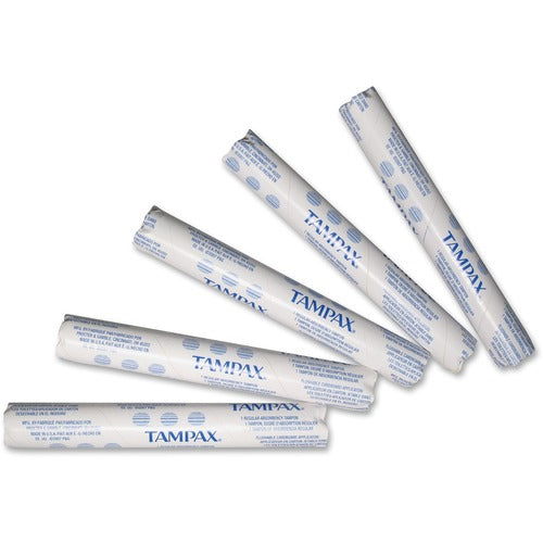 Hospeco  Tampons, Individually Wrapped, 500/CT, White