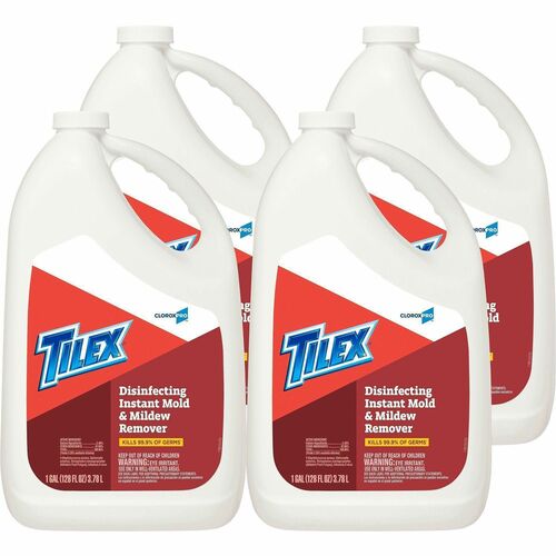 Clorox Company  Mold/Mildew Remover, w/Bleach, 1 Gal, 4/CT, Clear