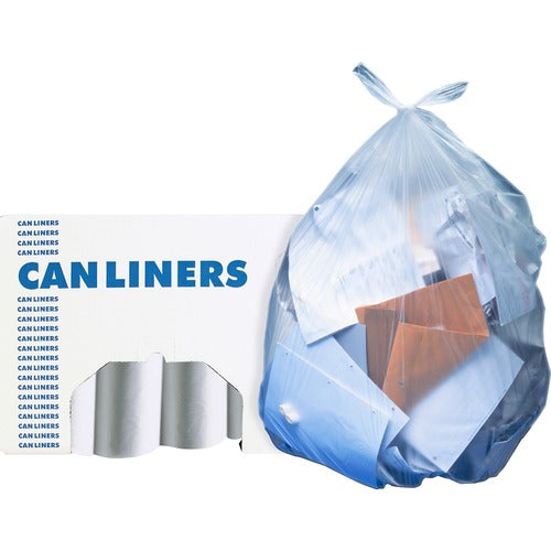 Heritage Bag Company  Can Liners, .9mil, 55Gal, 40"x53", 20/RL, 5/CT, Clear-HERH8053TCR01