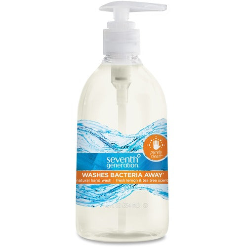 Seventh Generation  Handwash, Purely Clean, 12oz Pump, Clear