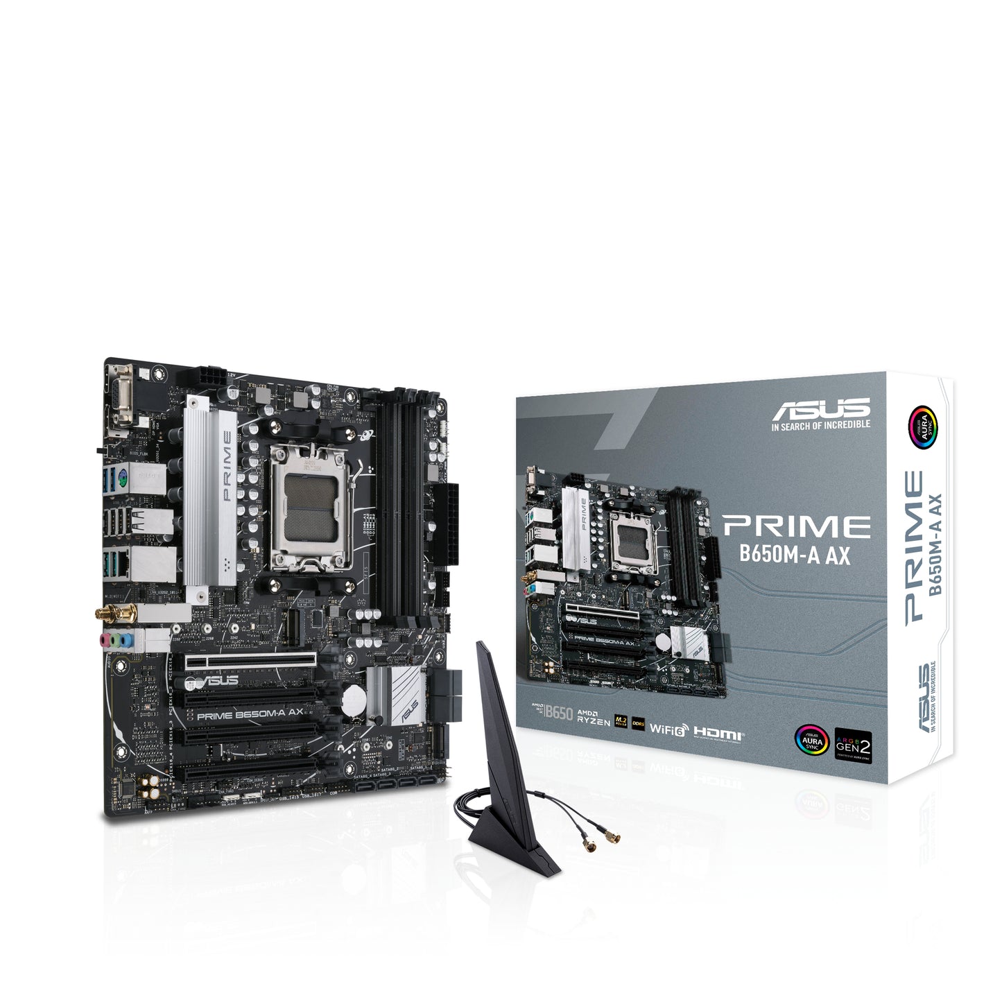 ASUS PRIME B650M-A AX motherboard AMD B650 Socket AM5 micro ATX