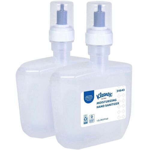 Kimberly-Clark Professional  Hand Sanitizer, Moisturizing, Foam, 1.2L, 2/CT, CL