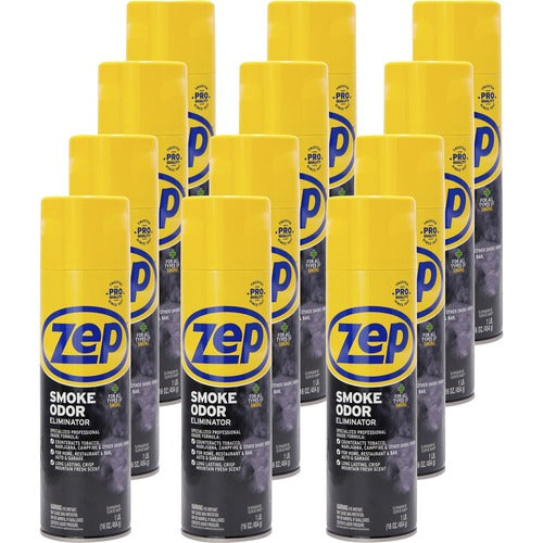 Zep Commercial  Smoke Odor Eliminator, Professional Strength, 16oz., 12/CT