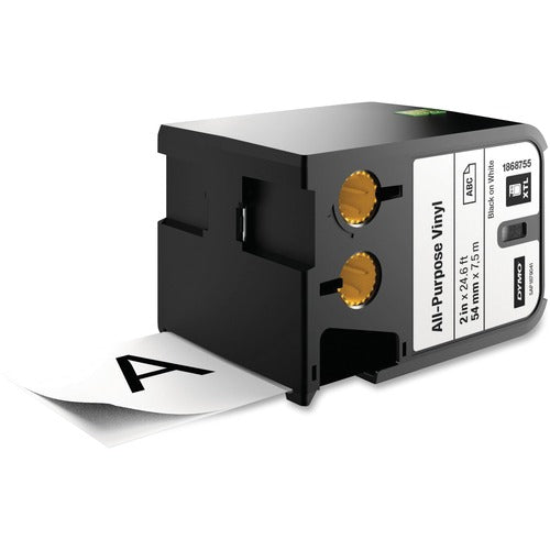 Dymo  XTL All Purpose Vinyl Labels, 2", BKWE-DYM1868755