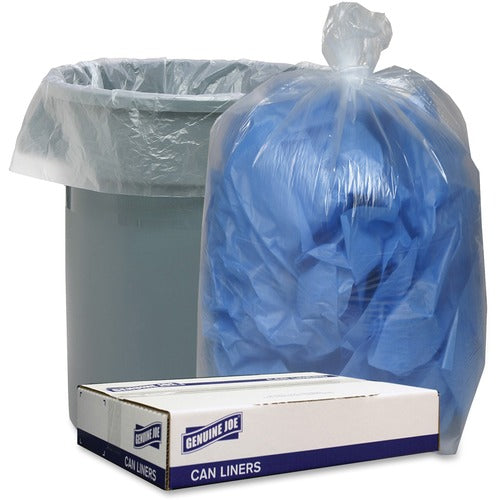 Genuine Joe  Can Liner,Low-Density,1.75mil,55-60 Gal,38"x58",100/CT,CL-GJO29133