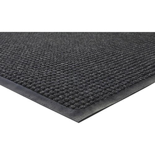 Genuine Joe  Waterguard Floor Mat, 3'x10', Charcoal-GJO59460