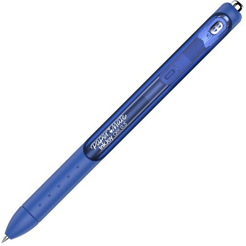 Paper Mate  Pen, Gel, 0.5mm, Retractable, InkJoy, 1 DZ, Blue