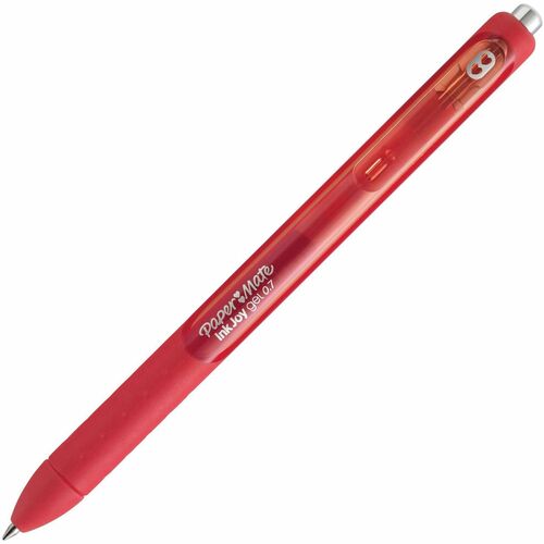 Paper Mate  Pen, Gel, 0.7mm, Retractable, InkJoy, 1 DZ, Red