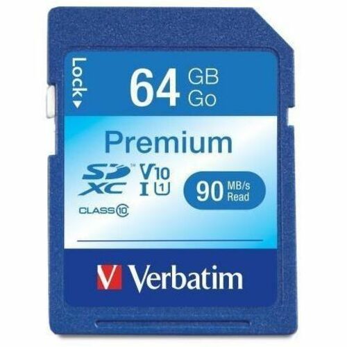 Verbatim  SDXC Memory Card, UHS-I Class 10, 64GB, BE