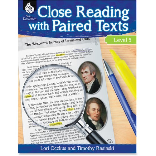 Shell Education Teacher Created Materials  Close Reading Guide, w/Paired Text, Grade 5