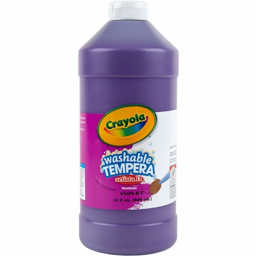Crayola  Washable Tempera Paint, 32oz, Violet