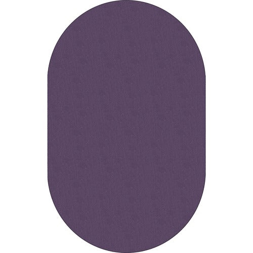 Flagship Carpets, Inc.  Solids Traditional Rub, Oval, 7'6x12', Oval, Purple-FCIAS45PP