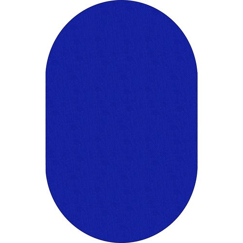 Flagship Carpets, Inc.  Solids Traditional Rub, Oval, 7'6x12', Oval, Royal Blue-FCIAS45RB