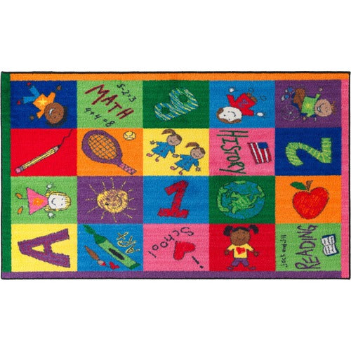 Flagship Carpets, Inc.  Primary Pictures Rug, 5'x8', Multi-FCICE19428W