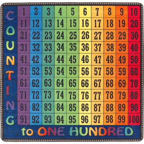 Flagship Carpets, Inc.  Counting To One Hundred, 12'x12', Multi-FCIFE22270A