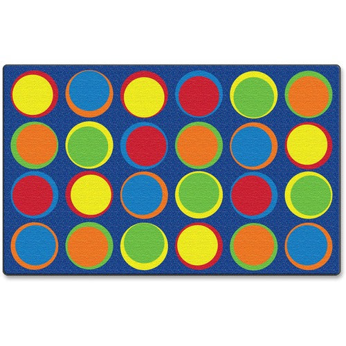 Flagship Carpets, Inc.  Sitting Spots Seating Rug, Rectangle, 7'6x12', Multi-FCIFE30644A