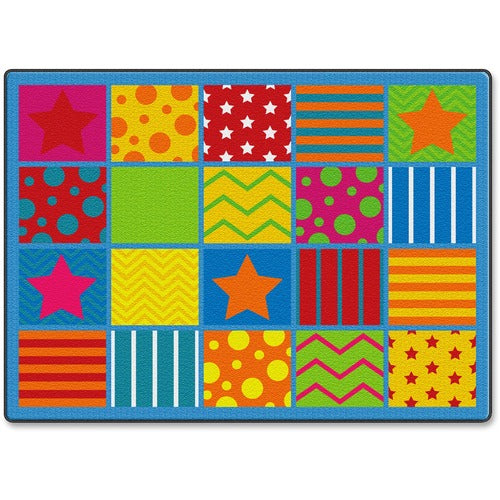 Flagship Carpets, Inc.  Silly Seating Classroom Rug, 6'x8'4, Multi-FCIFE33132A